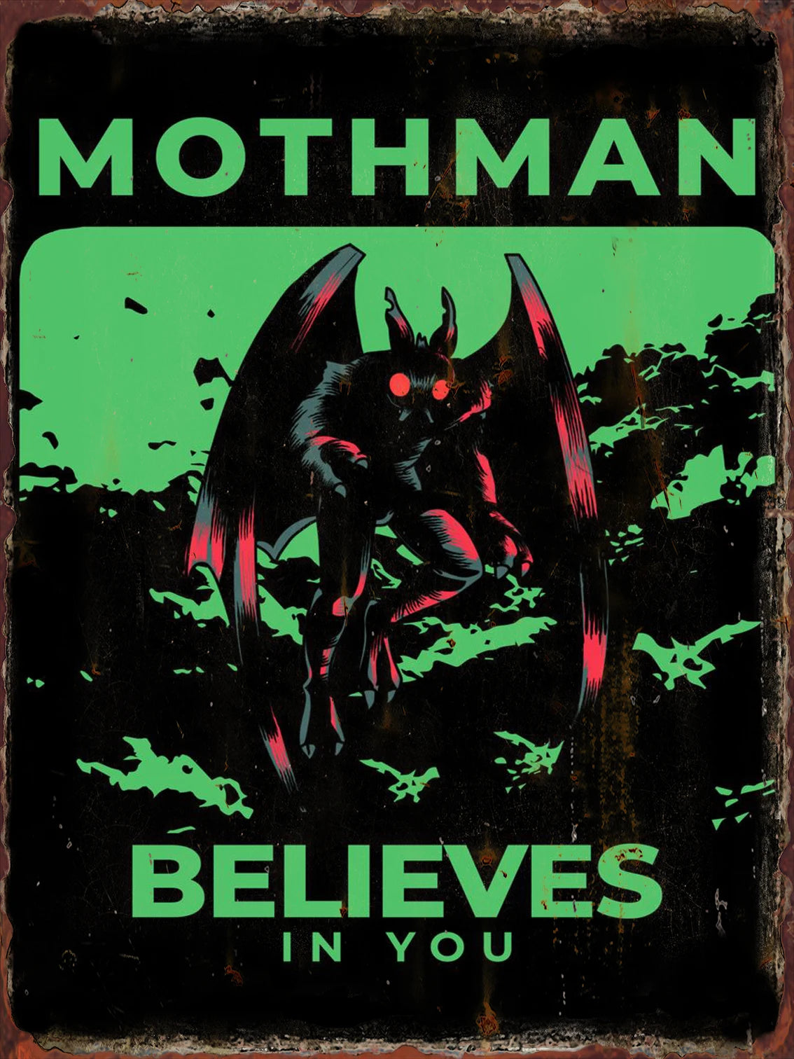 Moth Man Wall Art