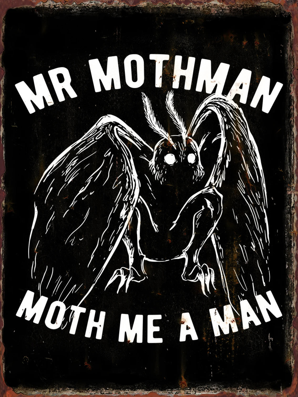 Moth Man Wall Art